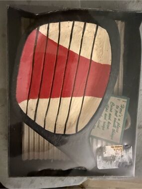 Vintage wooden golf trinket dish